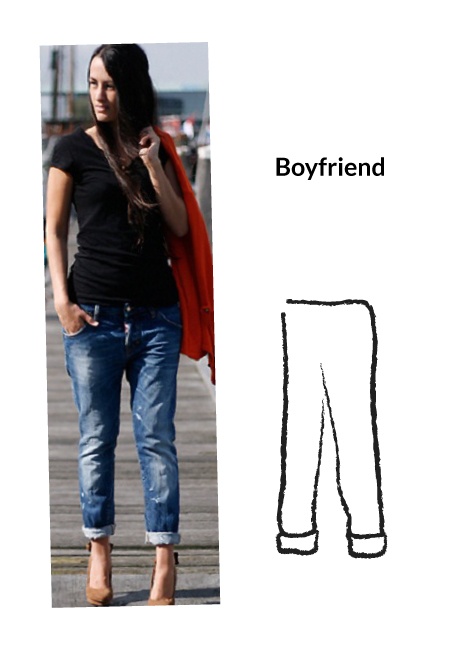 Exemplo de calça jeans boyfriend