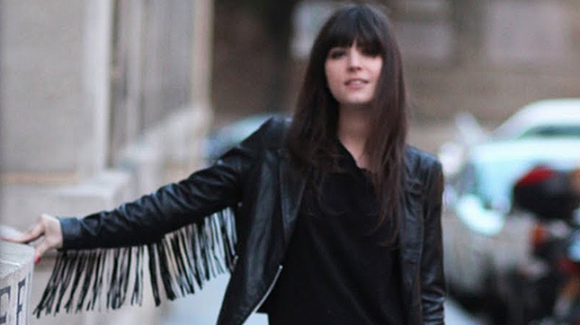 jaqueta com franjas feminina